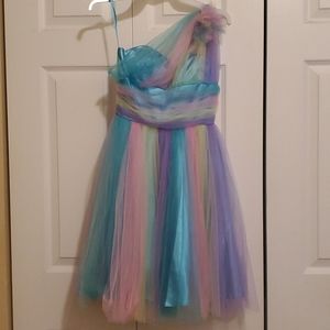 Rainbow Cocktail Dress